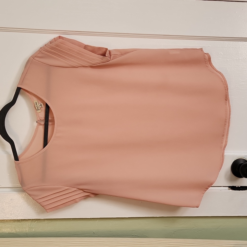 Peach blouse